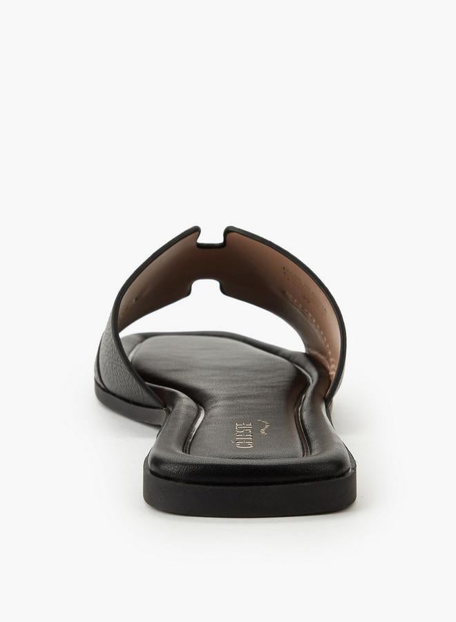 Celeste Women Metal Accent Slip-On Sandals - Image 5